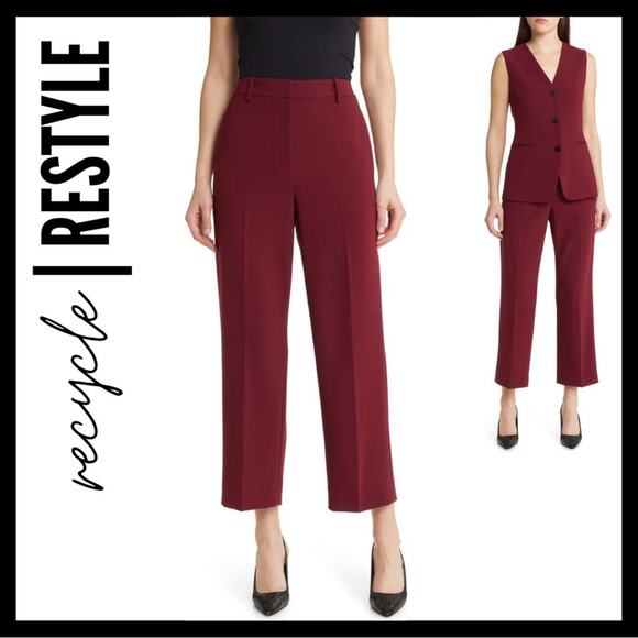A.L.C. Pants - ALC Admiral Wide Leg Cropped Dress Pants